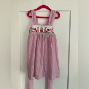 EUC Lil Cactus size 4T smocked tank Easter dress